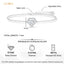 Silver Zilvia Heart Solitaire Adjustable Chain Bracelet