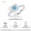 Silver Aegean Halo Ring