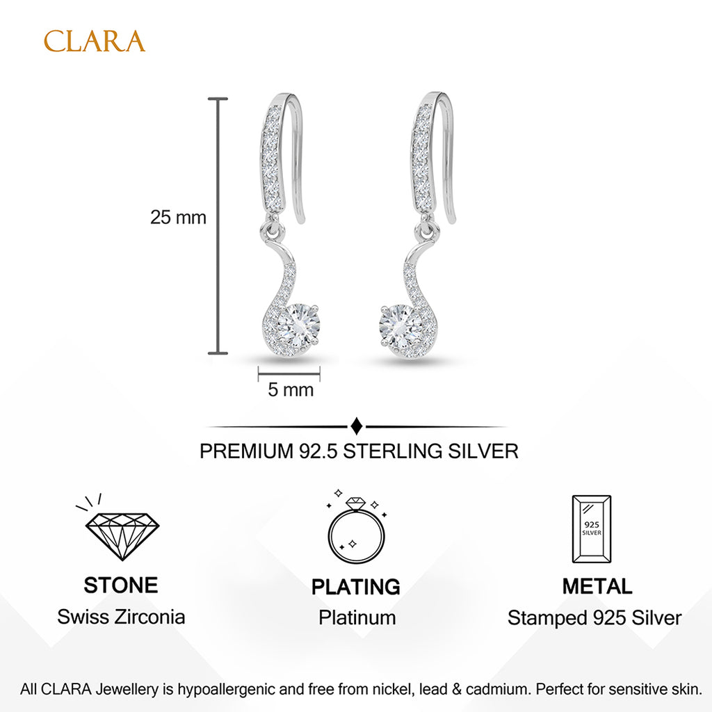Silver Orsola Drop Earrings