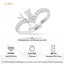 Silver Venice Wishbone Ring