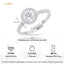 Silver Napoli Solitaire Ring