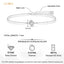 Silver Livia Solitaire Adjustable Chain Bracelet