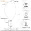 Silver Merola Pendant with Chain