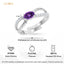Silver Granada Infinity Ring