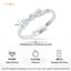 Silver Parma Bow Tie Ring