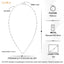 Silver Vienna Bar Chain Necklace in 18 inches
