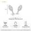 Silver Vanna Stud Earrings