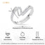 Silver Genoa Wave Ring