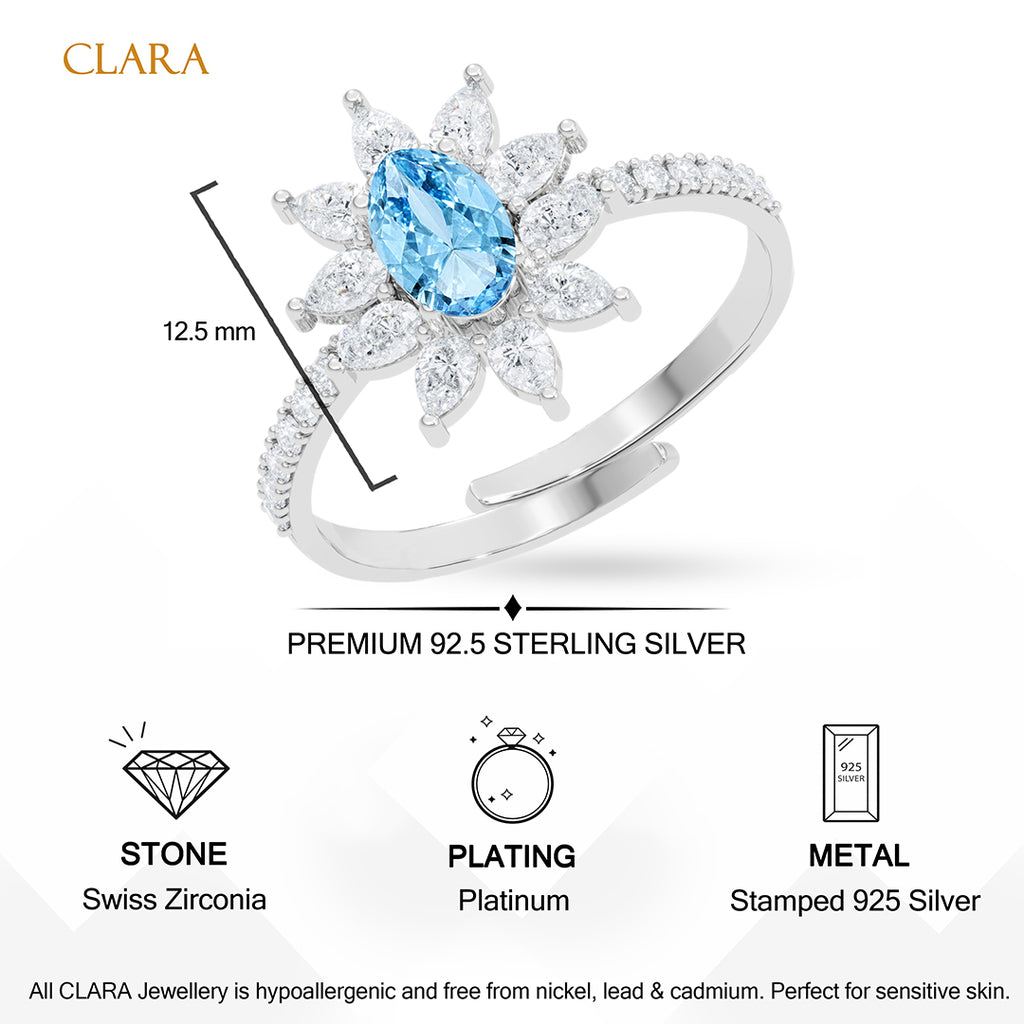 Silver Delphi Oval Ring