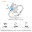 Silver Santorini Butterfly Ring