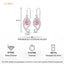 Silver Ciandra Drop Earrings