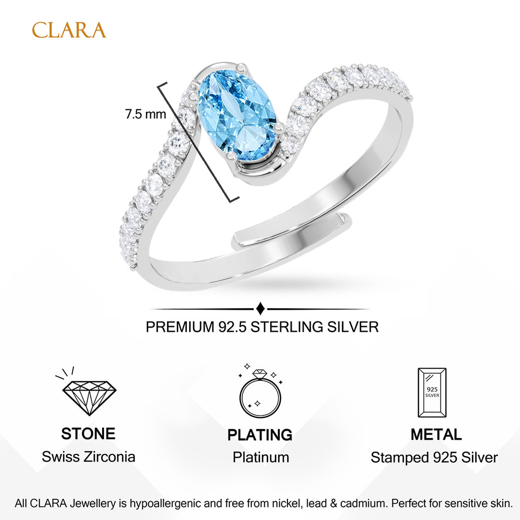 Silver Dubrovnik Oval Ring