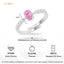 Silver Cascais Solitaire Ring