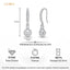 Silver Fina Drop Earrings