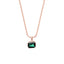 Silver Celia Pendant Chain Necklace