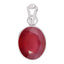 Certified Ruby Premium (Manik) Silver Pendant 3cts or 3.25ratti