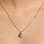 CLARA 925 Sterling Silver Jazz Pendant Chain Necklace 