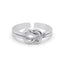 Silver Knot Finger Ring Thumb Band