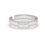 CLARA Real 925 Sterling Silver Hexagon Band Ring 
