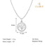 CLARA 925 Sterling Silver Tree of Life Pendant Chain Necklace 
