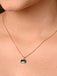 CLARA 925 Sterling Silver Celia Pendant Chain Necklace 
