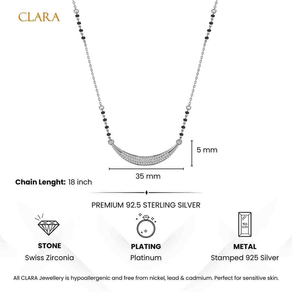 Silver Inaya Mangalsutra