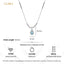 Silver Drishti Teardrop shaped Mangalsutra