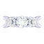 CLARA Made with Swiss Zirconia 925 Sterling Silver Round Solitaire Ring Gift for Women and Girls