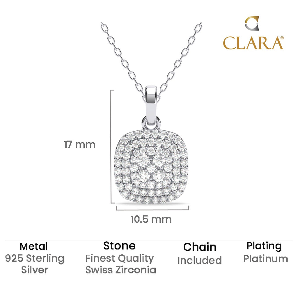 Silver Queen of Diamonds Pendant Chain