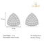 CLARA 925 Sterling Silver Nora Earrings with Screw Back 