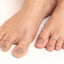 CLARA 925 Sterling Silver Mila Toe Rings Pair 
