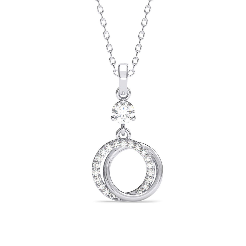 Silver Circle of Joy Pendant Chain 