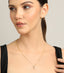 CLARA 925 Sterling Silver Zion Pendant Chain Necklace 