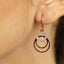 CLARA 925 Sterling Silver Irina Dangler Earrings 