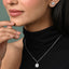 Silver Queen of Diamonds Jewellery Set