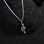 CLARA 925 Sterling Silver Valentina Heart Pendant Chain Necklace 