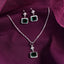 CLARA 925 Sterling Silver Bianca Pendant Earring Chain Jewellery Set 