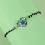 CLARA 925 Sterling Silver Heart Hand Mangalsutra Bracelet