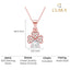 Silver Bunch of Hearts Pendant Chain