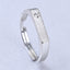 CLARA Real 925 Sterling Silver Sleek Band Ring 