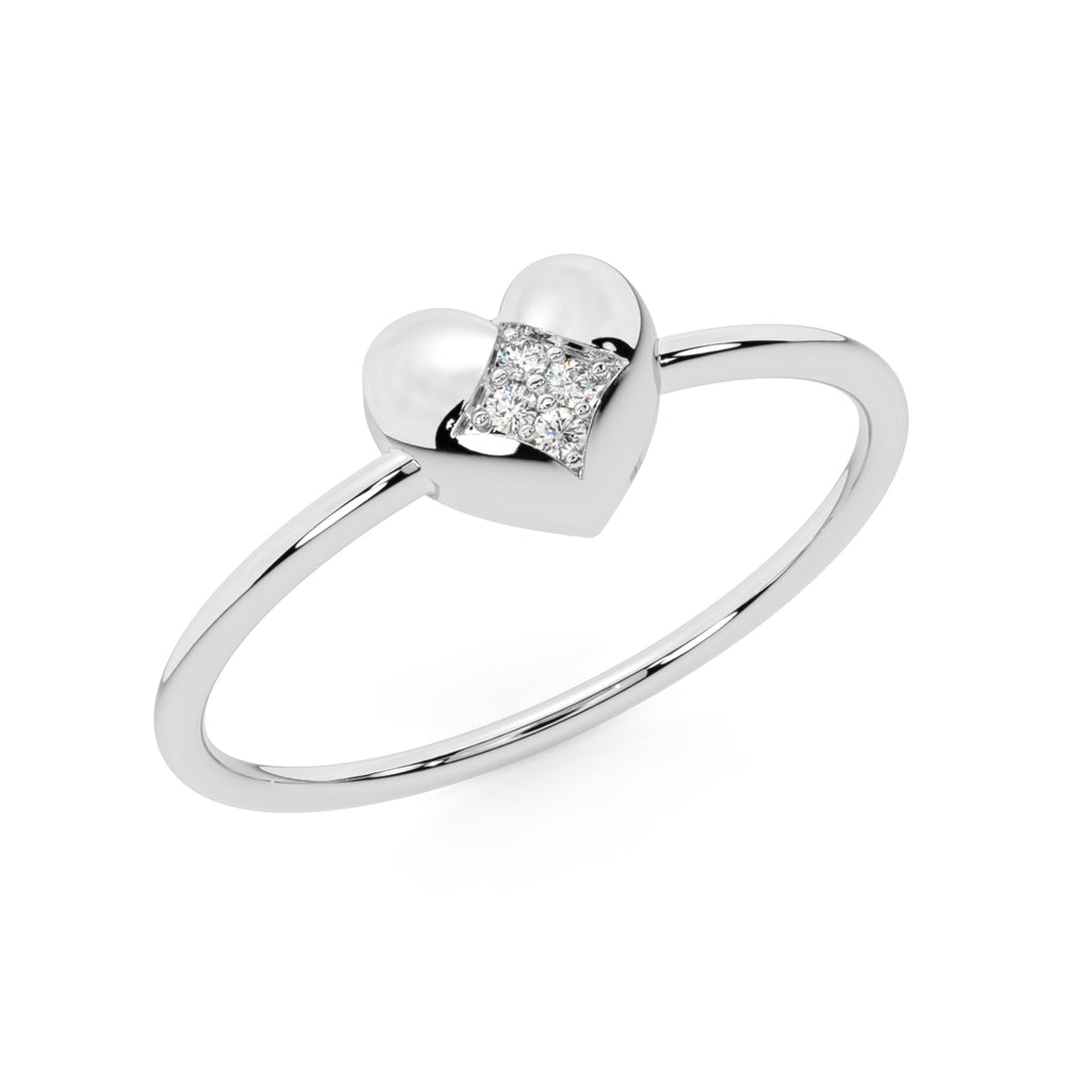 CLARA 925 Sterling Silver Love Ring 