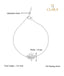Silver Lotus Anklet Payal ( Single ) Chain