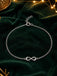 Silver Infinity Anklet Payal ( Single ) Chain