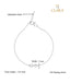 Silver Infinity Anklet Payal ( Single ) Chain