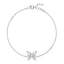 Silver Ela Butterfly Anklet Payal (Single)