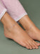 Silver Pink Heart Anklet Payal (Single)