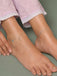 Silver Lock & Key Anklet Payal (Single)