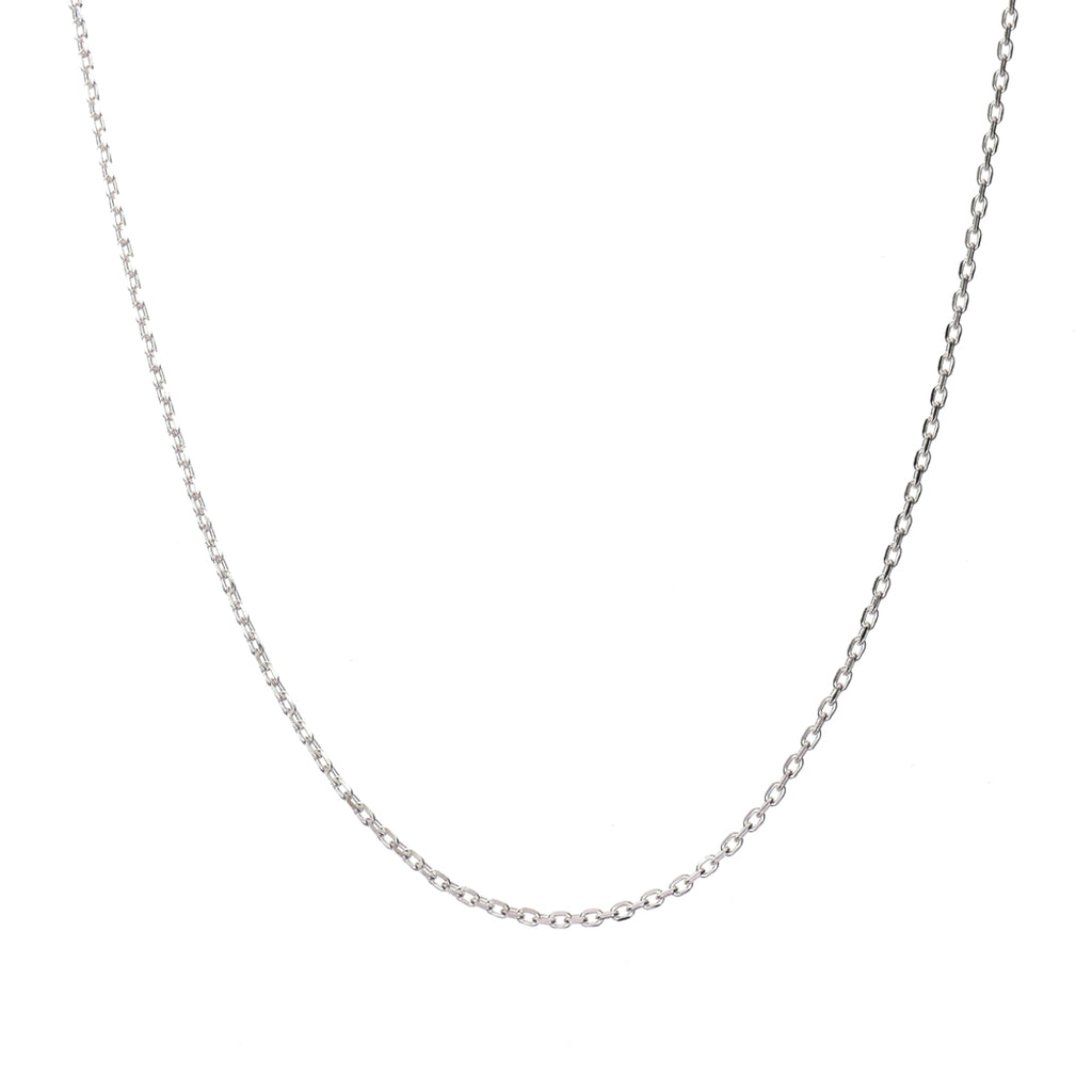 Silver Link Chain Necklace in 18 24 inches