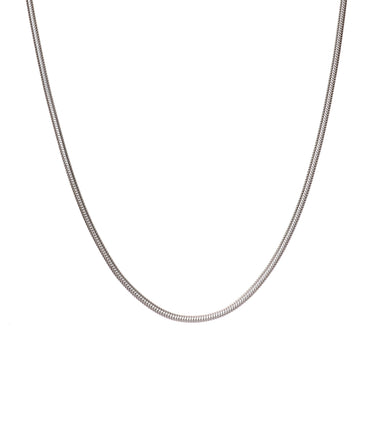 Silver Snake Chain Necklace in 24 inches