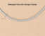 Silver Snake Chain Necklace in 24 inches